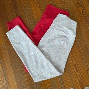 Bundle of 2 Outdoor Voices Freeform Leggings Lrg